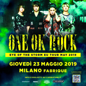 Gli ONE OK ROCK arrivano in Italia