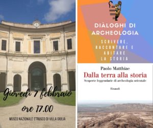 "Dialoghi di Archeologia" al Museo Nazionale Etrusco di Villa Giulia