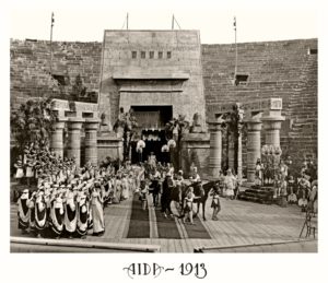 "Aida" storica del 1913 in occasione della Stagione Lirica areniana