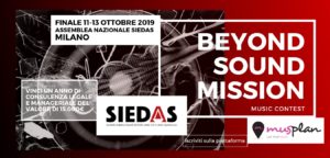 SIEDAS e MusPlan lanciano il contest musicale "Beyond Sound Mission"