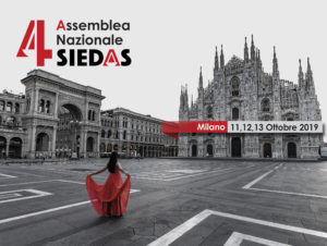 Al via il countdown per l'Assemblea Nazionale SIEDAS 2019