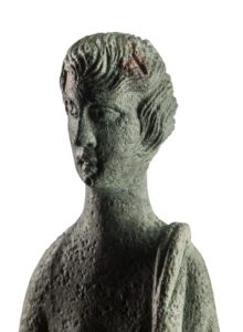In mostra a San Gimignano la statua in bronzo Hinthial