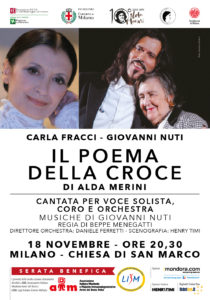 Carla Fracci e Giovanni Nuti nel "Poema della Croce" di Alda Merini