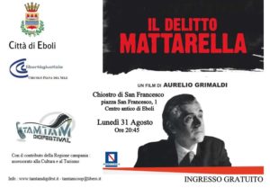 "Il delitto Mattarella", ad Eboli la proiezione del film di Aurelio Grimaldi