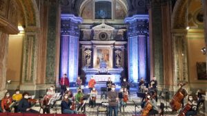 Giuseppe Galiano dirige i giovani musicisti dell'Orchestra Scarlatti Young