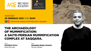 Ramadan Badry Hussein illustra le nuove scoperte archeologiche di Saqqara