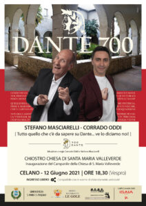 Stefano Masciarelli e Corrado Oddi celebrano Dante a 700 anni dalla morte