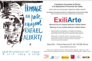 “ExiliArte", a Roma una mostra omaggio per il poeta andaluso Rafael Alberti