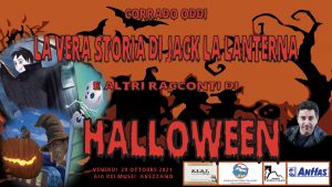 Corrado Oddi ad Avezzano in "La vera storia di Jack O'Lantern altri racconti di Halloween"