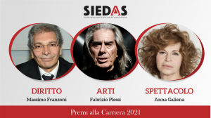 VI Assemblea Nazionale SIEDAS, Franzoni, Plessi e Galiena ricevono i Premi alla Carriera 2021