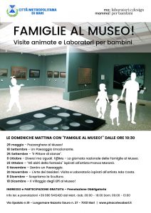 "Famiglie al Museo!", al via il ciclo di appuntamenti promosso dalla Pinacoteca Corrado Giaquinto