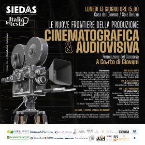 Le nuove frontiere del cinema e dell'audiovisivo, a Roma il convegno targato SIEDAS e Italia in Testa