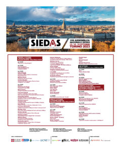 VIII Assemblea Nazionale SIEDAS, pubblicato il programma completo dell'evento