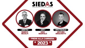 VIII Assemblea Nazionale SIEDAS, annunciati i nomi dei Premi alla Carriera 2023