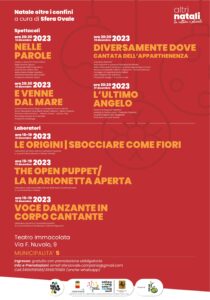 "Natale oltre i confini", a Napoli laboratori e spettacoli dedicati a nuove forme di linguaggio