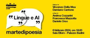 “Martedìpoesia”, al via il primo degli incontri tematici sull'intelligenza artificiale