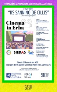 "Per Chi Crea", al via il progetto "Cinema in Erba" dell'Istituto Sannino - De Cillis